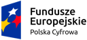 Logo Funduszy Europejskich Polska Cyfrowa
